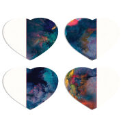 Магнитные фотопазлы Сердце 50 на 50 набор 4 штуки 