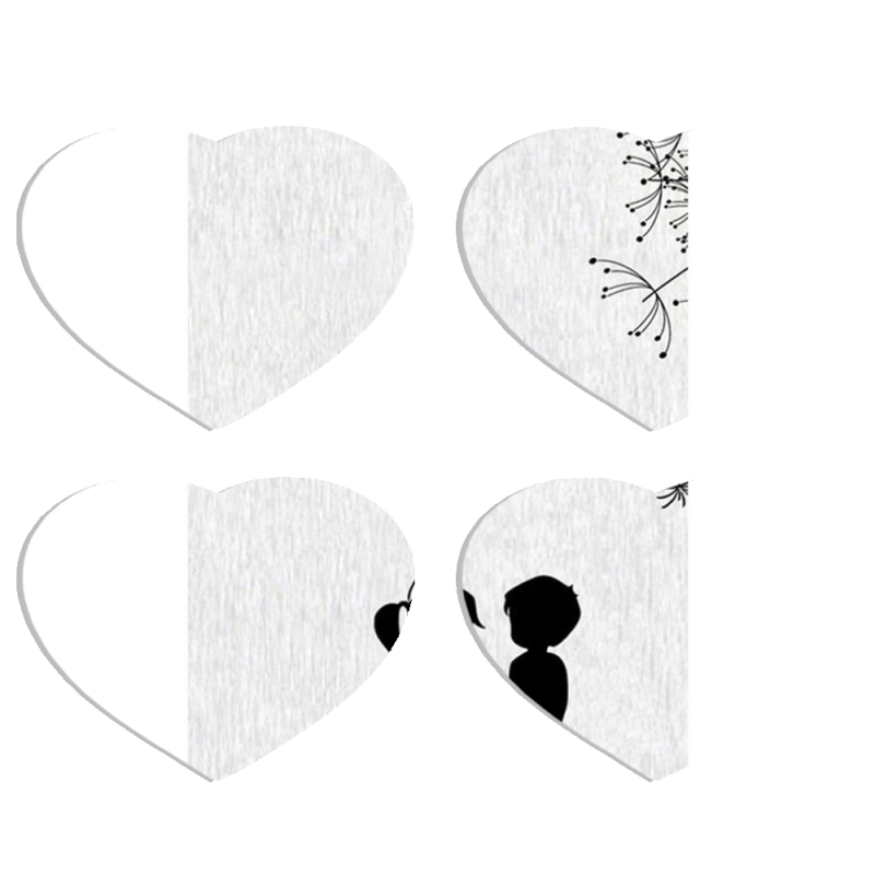 Магнитные фотопазлы Сердце 50 на 50 набор 4 штуки First Love