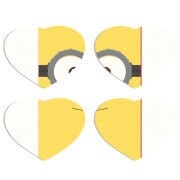 Магнитные фотопазлы Сердце 50 на 50 набор 4 штуки 