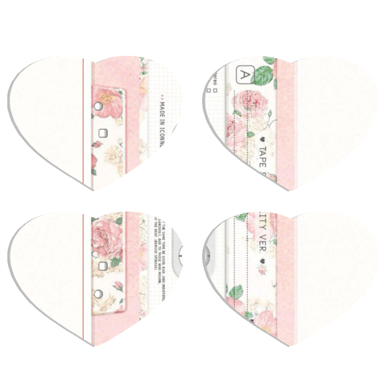 Магнитные фотопазлы Сердце 50 на 50 набор 4 штуки 