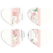 Магнитные фотопазлы Сердце 50 на 50 набор 4 штуки 