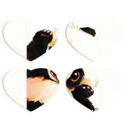 Магнитные фотопазлы Сердце 50 на 50 набор 4 штуки 