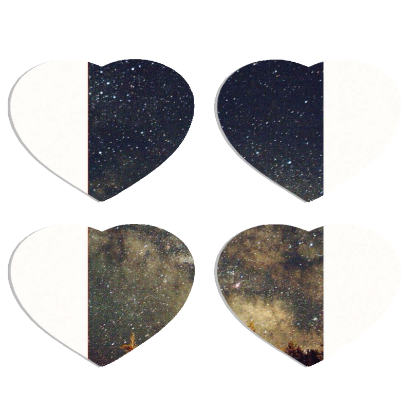Магнитные фотопазлы Сердце 50 на 50 набор 4 штуки 