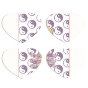 Магнитные фотопазлы Сердце 50 на 50 набор 4 штуки 