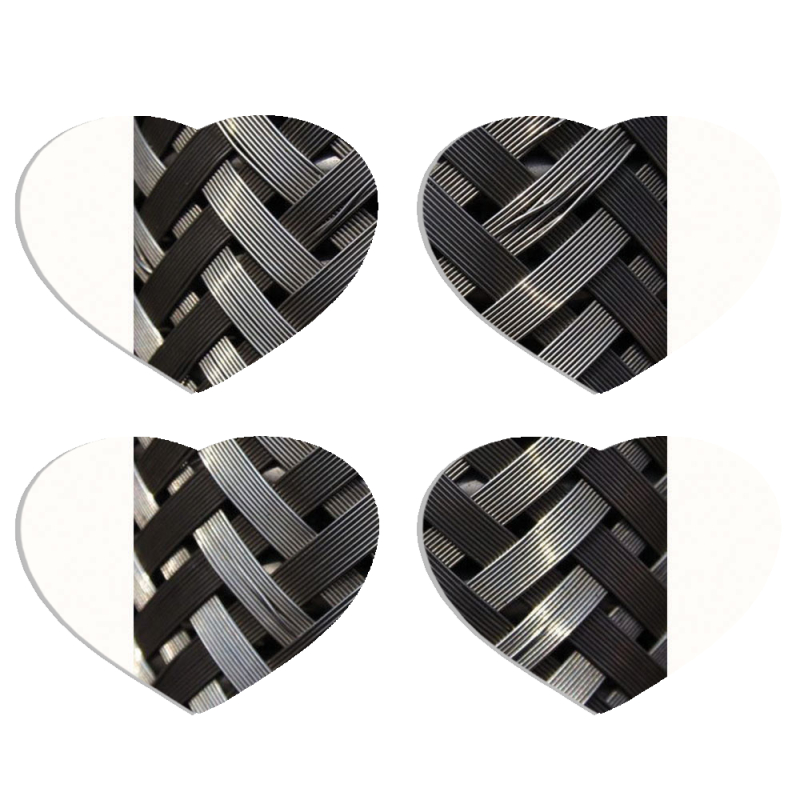 Магнитные фотопазлы Сердце 50 на 50 набор 4 штуки 