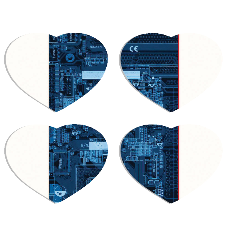 Магнитные фотопазлы Сердце 50 на 50 набор 4 штуки 