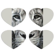 Магнитные фотопазлы Сердце 50 на 50 набор 4 штуки 