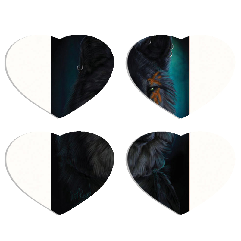 Магнитные фотопазлы Сердце 50 на 50 набор 4 штуки 