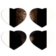 Магнитные фотопазлы Сердце 50 на 50 набор 4 штуки 