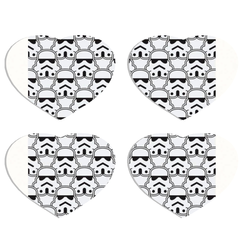 Магнитные фотопазлы Сердце 50 на 50 набор 4 штуки 