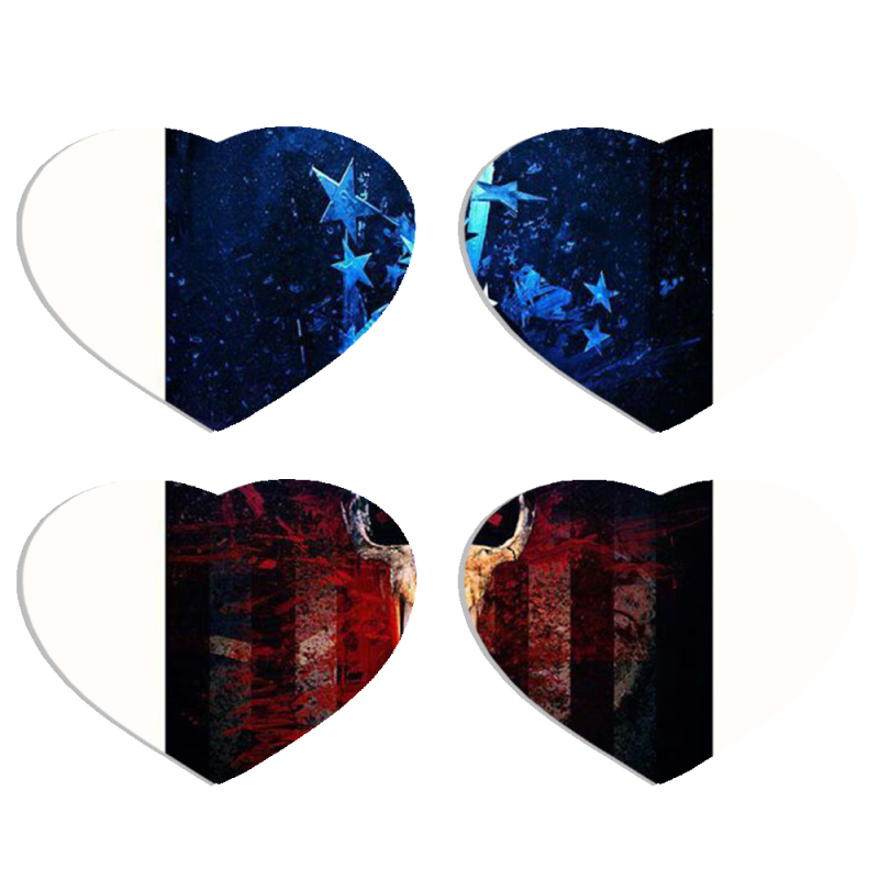 Магнитные фотопазлы Сердце 50 на 50 набор 4 штуки 