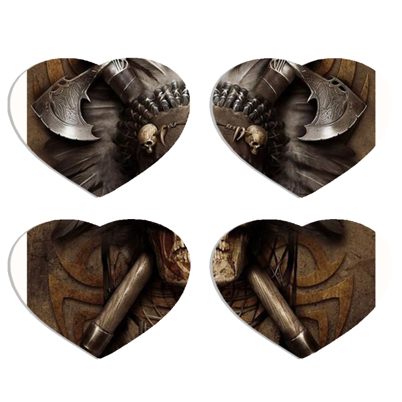 Магнитные фотопазлы Сердце 50 на 50 набор 4 штуки 