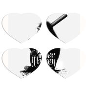 Магнитные фотопазлы Сердце 50 на 50 набор 4 штуки 