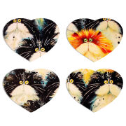 Магнитные фотопазлы Сердце 50 на 50 набор 4 штуки 