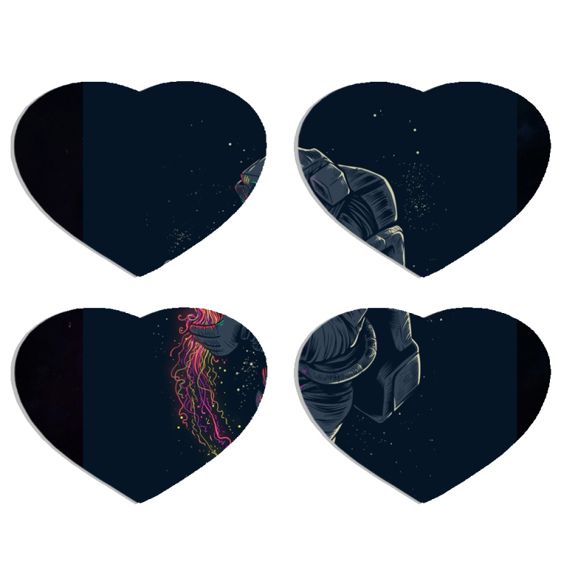 Магнитные фотопазлы Сердце 50 на 50 набор 4 штуки 