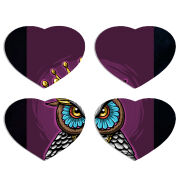 Магнитные фотопазлы Сердце 50 на 50 набор 4 штуки 