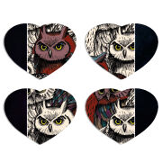 Магнитные фотопазлы Сердце 50 на 50 набор 4 штуки 