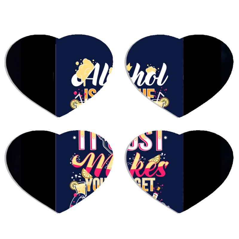 Магнитные фотопазлы Сердце 50 на 50 набор 4 штуки 