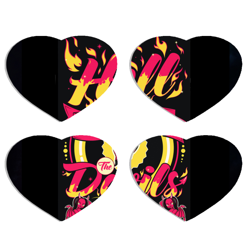 Магнитные фотопазлы Сердце 50 на 50 набор 4 штуки 