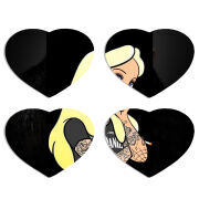 Магнитные фотопазлы Сердце 50 на 50 набор 4 штуки 