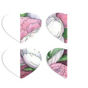 Магнитные фотопазлы Сердце 50 на 50 набор 4 штуки 