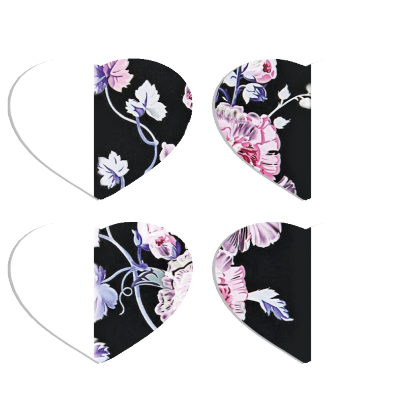 Магнитные фотопазлы Сердце 50 на 50 набор 4 штуки 