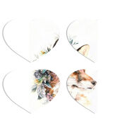 Магнитные фотопазлы Сердце 50 на 50 набор 4 штуки 