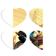 Магнитные фотопазлы Сердце 50 на 50 набор 4 штуки 