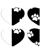 Магнитные фотопазлы Сердце 50 на 50 набор 4 штуки 