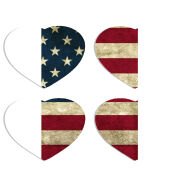 Магнитные фотопазлы Сердце 50 на 50 набор 4 штуки 