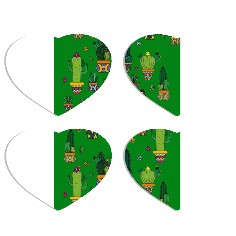 Магнитные фотопазлы Сердце 50 на 50 набор 4 штуки 