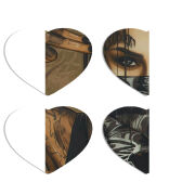 Магнитные фотопазлы Сердце 50 на 50 набор 4 штуки 