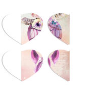 Магнитные фотопазлы Сердце 50 на 50 набор 4 штуки 