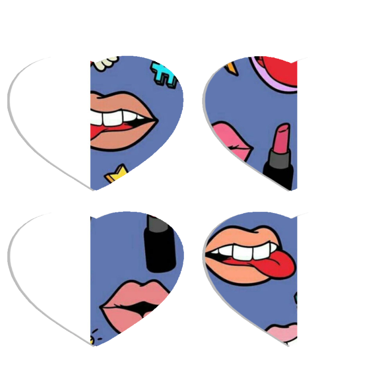 Магнитные фотопазлы Сердце 50 на 50 набор 4 штуки 