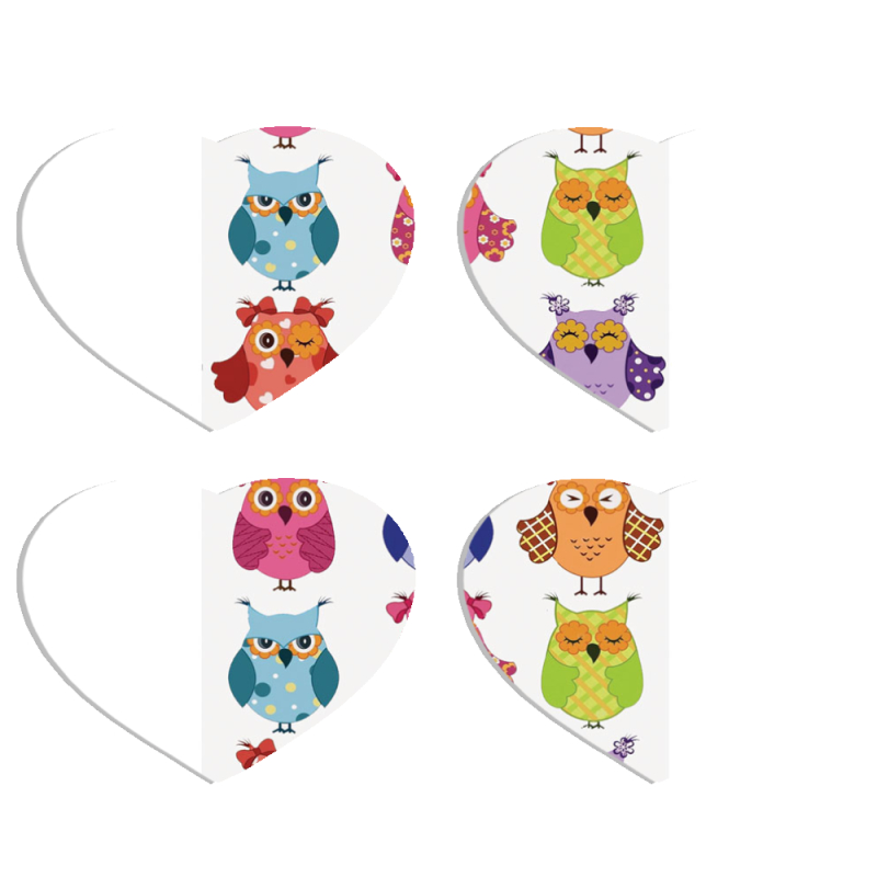 Магнитные фотопазлы Сердце 50 на 50 набор 4 штуки 