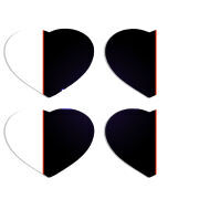 Магнитные фотопазлы Сердце 50 на 50 набор 4 штуки 