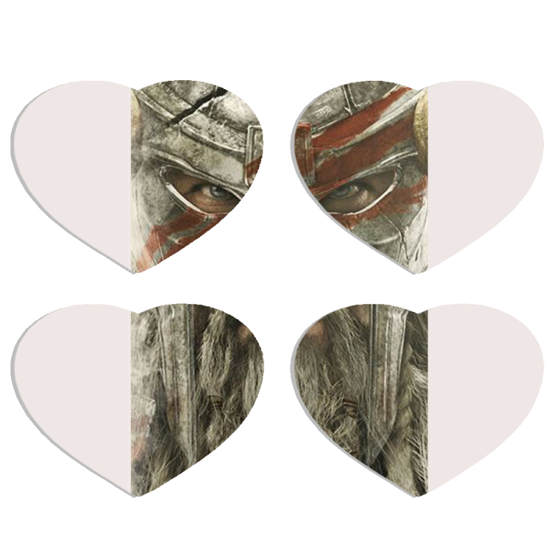 Магнитные фотопазлы Сердце 50 на 50 набор 4 штуки 