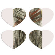 Магнитные фотопазлы Сердце 50 на 50 набор 4 штуки 