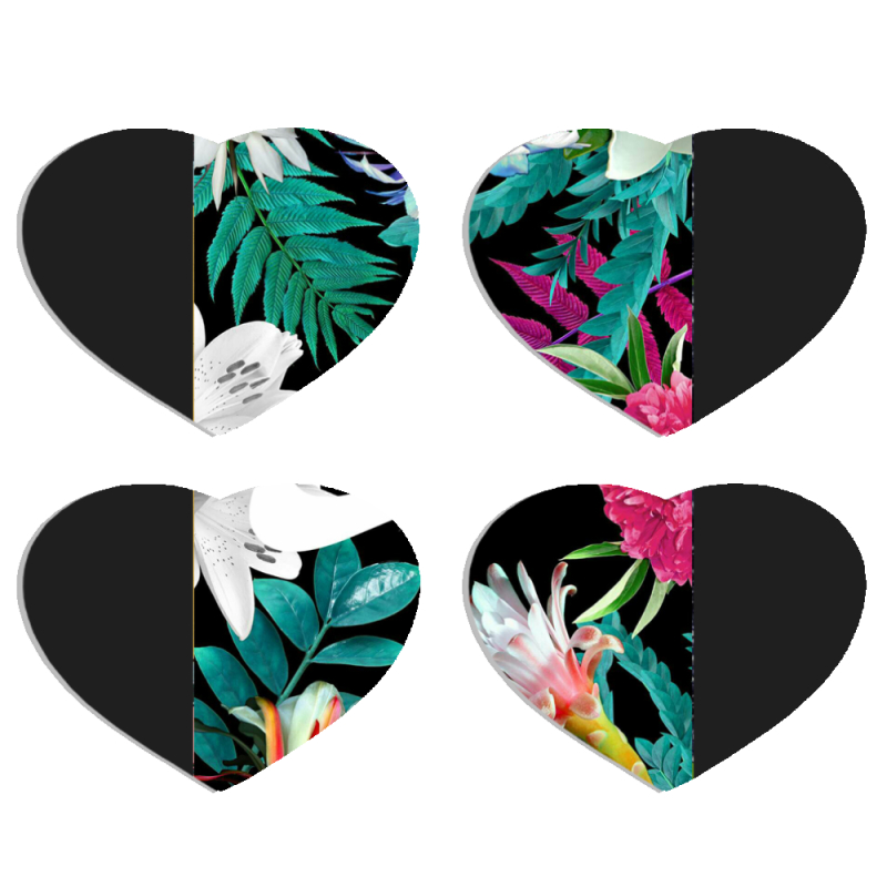 Магнитные фотопазлы Сердце 50 на 50 набор 4 штуки 