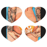 Магнитные фотопазлы Сердце 50 на 50 набор 4 штуки 