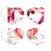 Магнитные фотопазлы Сердце 50 на 50 набор 4 штуки 