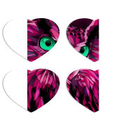 Магнитные фотопазлы Сердце 50 на 50 набор 4 штуки 