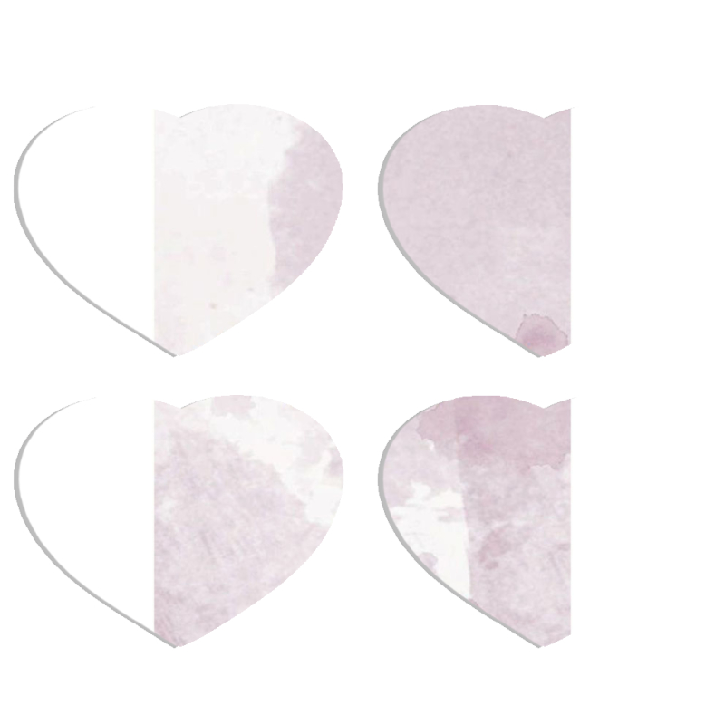 Магнитные фотопазлы Сердце 50 на 50 набор 4 штуки 