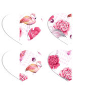 Магнитные фотопазлы Сердце 50 на 50 набор 4 штуки 