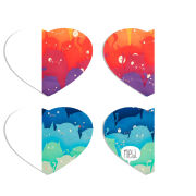 Магнитные фотопазлы Сердце 50 на 50 набор 4 штуки 