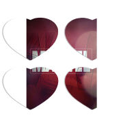 Магнитные фотопазлы Сердце 50 на 50 набор 4 штуки 