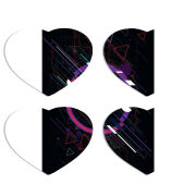 Магнитные фотопазлы Сердце 50 на 50 набор 4 штуки 