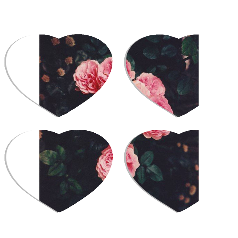 Магнитные фотопазлы Сердце 50 на 50 набор 4 штуки 
