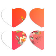 Магнитные фотопазлы Сердце 50 на 50 набор 4 штуки 
