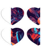 Магнитные фотопазлы Сердце 50 на 50 набор 4 штуки 